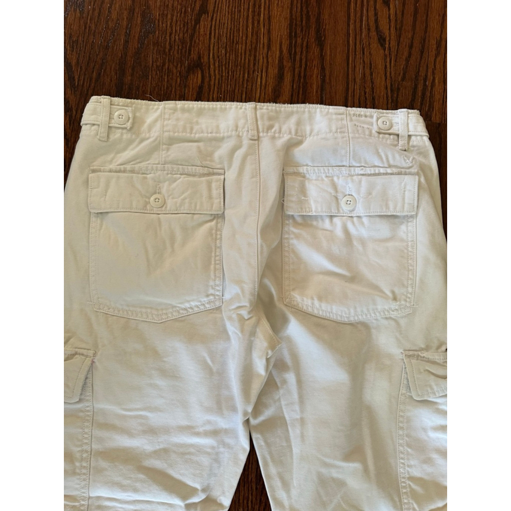 Women's American Eagle Outfitters Beige Cargo Skinny Pants Size 6 - Picture 6 of 11